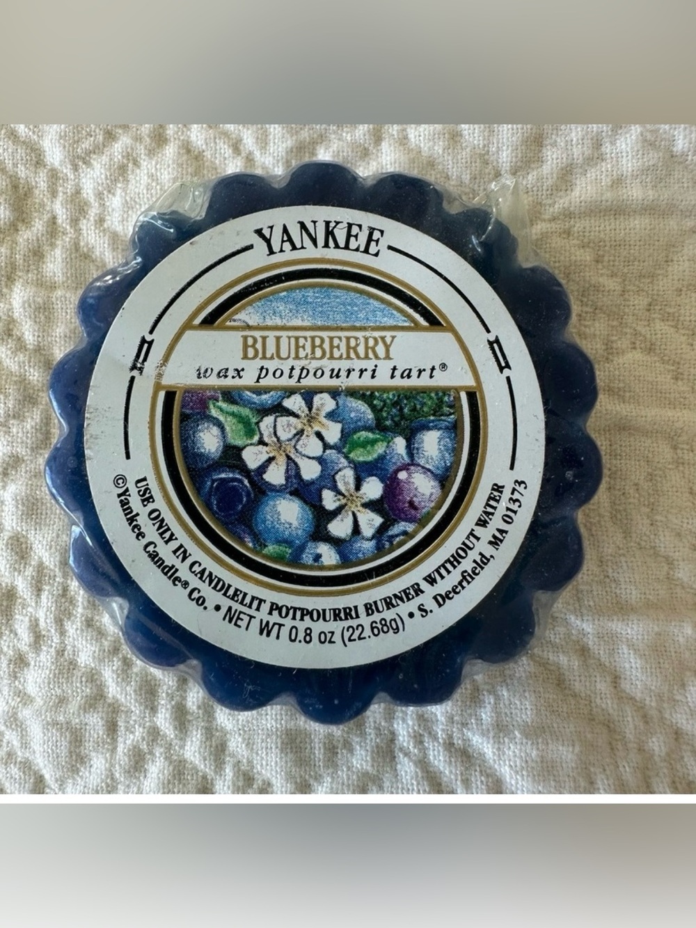 Yankee Blueberry Wax
Potpourri Tart retired new